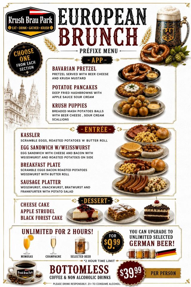 European Brunch tickets and reservations